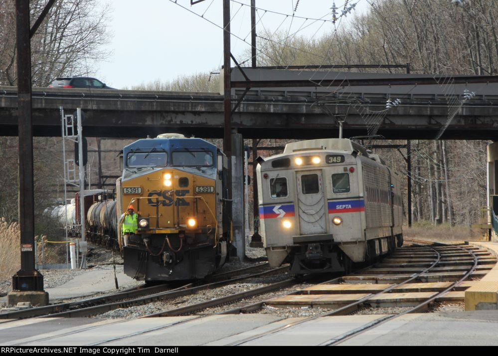 CSX 5391, SEPTA 349